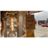 Image 3 : WASHINGTON 4 LIGHT PENDANT LANTERN. AGED BRASS, CLEAR GLASS. RETAIL $1330