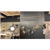 Image 1 : BELLADONNA 50" SOFT GOLD/DARK SMOKE, 3000K CRYSTAL FLOWER CHANDELIER. RETAIL $7100