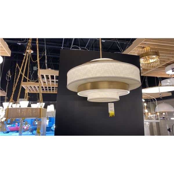 RADIOCITY 6 LIGHT PENDANT. 28" DIAMETER. RETAIL $1900