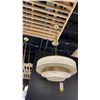 Image 2 : RADIOCITY 6 LIGHT PENDANT. 28" DIAMETER. RETAIL $1900