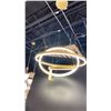 Image 2 : GOLD LED CHANDELIER. 31" DIAMETER.