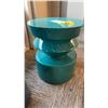 Image 2 : UMA SIDE TABLE. PEACOCK LACQUER. RETAIL $1500