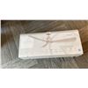 Image 2 : KUTE 52 CEILING FAN. SATIN BRONZE FINISH, WHITE MATTE BLADES, REMOTE. IN BOX