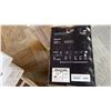 Image 3 : 58" TORQUE MODERN FORMS CEILING FAN WITH REMOTE. SOFT BRASS AND MATTE BLACK BLADES. IN BOX