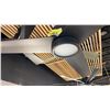 Image 2 : 54" MODERN FORMS LOTUS CEILING FAN WITH REMOTE AND LIGHT. MATTE BROWN/BLACK.