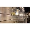 Image 3 : BRYANT 3 LIGHT VANITY. CHROME AND CLEAR SEEDY GLASS.
