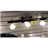Image 1 : RAVELLA 3 LIGHT BATHROOM FIXTURE. POLISHED NICKEL. 24"