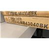 Image 2 : ELEGANT 30" X 40" MIRROR. BLACK FRAME. MODEL MR43040BK IN BOX