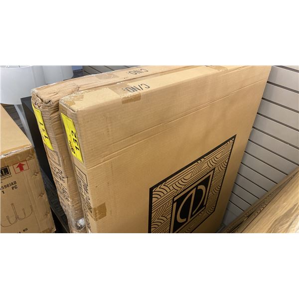 ELEGANT 30" X 40" MIRROR. BLACK FRAME. MODEL MR43040BK IN BOX