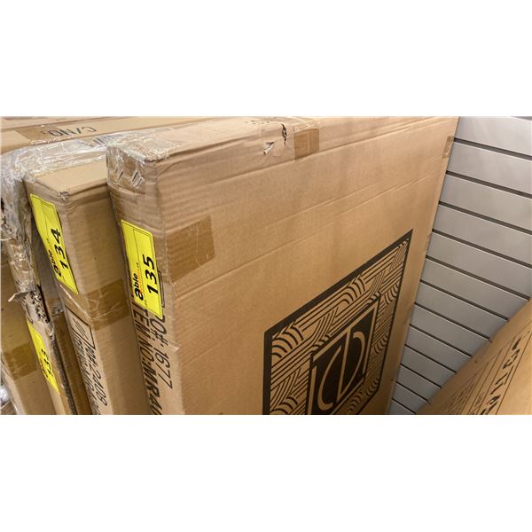 ELEGANT 28" X 42" BLACK FRAME MIRROR. MODEL MR4077BK