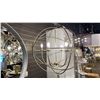 Image 1 : SOLARIS 6 LIGHT CHANDELIER. OLDE SILVER. 28"D