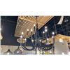 Image 1 : ODENSA 15 LIGHT CHANDELIER. BLACK. 41"D RETAIL $3200
