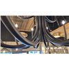 Image 2 : ODENSA 15 LIGHT CHANDELIER. BLACK. 41"D RETAIL $3200