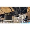 Image 3 : MADISON 9 LIGHT CHANDELIER. MATTE BLACK. 33"D