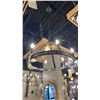 Image 3 : EMMALA 6 LIGHT CHANDELIER. BLACK. 27"D