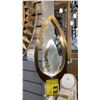 Image 1 : 3 LED PENDANT. BRASS WITH CRYSTAL RETAIL $1460