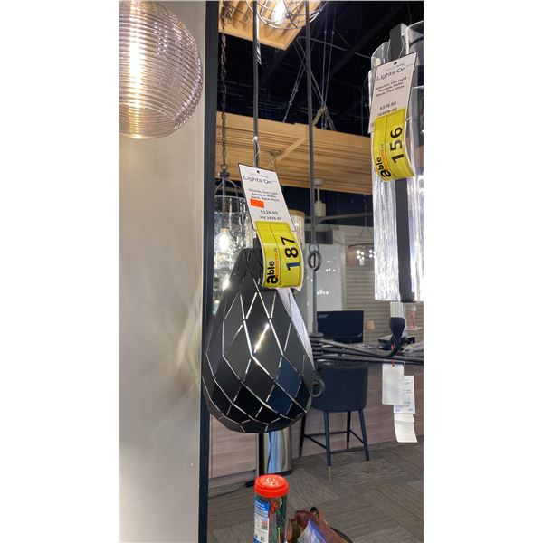 PAIR OF MAXILITE OTRANTO SINGLE LIGHT MATTE BLACK