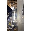 Image 1 : SINGLE LIGHT PENDANT POLISHED CHROME WITH CLEAR GLASS