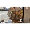 Image 3 : PAIR OF TIGODA 26" LASER CUT TABLE LAMPS. RETAIL $1140