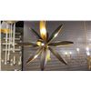 Image 1 : ESTRELLA DEL MAR, 14 LIGHT CHANDELIER, CENTURA WITH BURNISHED GOLD. RETAIL $2830
