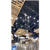 Image 2 : CAREW 21 LIGHT CHANDELIER. HIROSHI GREY APPROX 60"D. RETAIL $6190