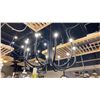 Image 1 : ODENSA 10 LIGHT CHANDELIER. BLACK. APPROX 38"D