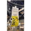 Image 3 : ODENSA 10 LIGHT CHANDELIER. BLACK. APPROX 38"D