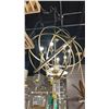 Image 1 : CELESTE 8 LIGHT CHANDELIER. AGED BRASS. APPROX 30"D