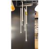 Image 1 : LIGHT CHIMES LED PENDANTS. SATIN WHITE, ADJUSTABLE HEIGHT. RETAIL $3690