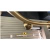 Image 3 : PALTA 9 LIGHT CHANDELIER. CHAMPAGNE BRONZE. 37"D