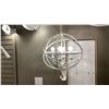 Image 1 : TULL 4 LIGHT CHANDELIER. MATTE WHITE. 15"D