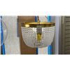 Image 1 : SUMMERHILL 4 LIGHT PENDANT. BURNISHED BRASS CLEAR GLASS. 19"D REATIL $1930