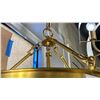 Image 5 : SUMMERHILL 4 LIGHT PENDANT. BURNISHED BRASS CLEAR GLASS. 19"D REATIL $1930