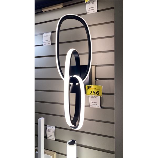 CIRCA, LED WALL SCONCE. BLACK RETAIL $780