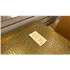 Image 3 : NIXON ANTIQUE BRASS LOOK SIDE TABLE 52" X 14" X 33"H RETAIL $2770