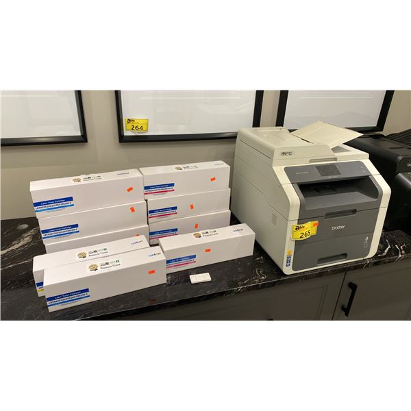 BROTHER LASER PRINTER. MFC-9130CW WITH TONER CARTRIDGES
