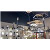 Image 1 : MALENE 6 LIGHT CHANDELIER. BLACK