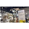 Image 2 : MALENE 6 LIGHT CHANDELIER. BLACK