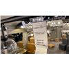 Image 3 : DELILAH 7 LIGHT CHANDELIER. BLACK WITH GLASS GLOBES.