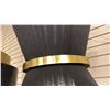 Image 3 : CECILIA 1 LIGHT PENDANT. BLACK ROPE AND PATINA BRASS