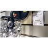 Image 2 : GROUP OF 4 CRYSTORAMA LIGHTING, GABRIELLE SINGLE LIGHT WALL SCONCE. MATTE BLACK AND CRYSTALS.