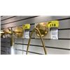 Image 2 : GROUP OF 3 GENERATION LIGHTING GALASSIA SINGLE LIGHT WALL SCONCES. BURNISHED BRASS, MILK WHITE