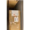 Image 3 : PAIR OF MITZI BELINDA SINGLE LIGHT WALL SCONCES. AGED BRASS, CLEAR GLASS. 19"H RETAIL $940