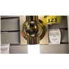 Image 2 : PAIR OF ROBERT ABBY DAPHNE 2 LIGHT WALL SCONCES. MODERN BRASS, WHITE FROSTED GLASS. 23"H RETAIL