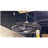 Image 1 : WETHERBY LED FAN D'LIRE CLASSIC BRONZE, WHITE GLASS. 26" RETAIL $1670