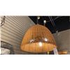 Image 1 : MACRA 3 LIGHT PENDANT. CAFE WICKER. 23"D
