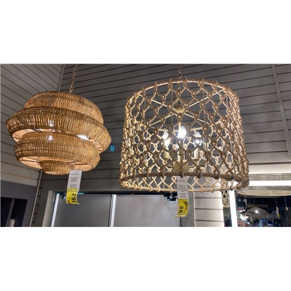 CHESAPEAKE DRUM CHANDELIER. 4 LIGHT SMOKEWOOD 21"D. RETAIL $1800