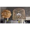 Image 1 : CHESAPEAKE DRUM CHANDELIER. 4 LIGHT SMOKEWOOD 21"D. RETAIL $1800