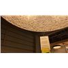 Image 3 : RU 5 LIGHT PENDANT LAMP. BLACK WITH PAINTED SWEETGRASS. 21"D RETAIL $1050