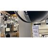 Image 3 : VALLEY 6 LIGHT PENDANT. BLACK CASHMERE AND PAINTED METAL. 17"D RETAIL $1060